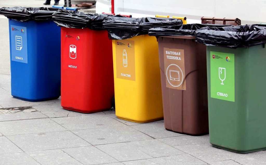 Контейнеры для сортировки мусора