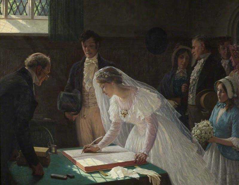 Плата за свадьбу  По новым правилам офицеры 19 века