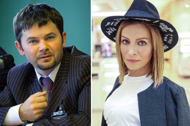 Елена Подкаминская  была замужем за бизнесменом Александром Пляцевым