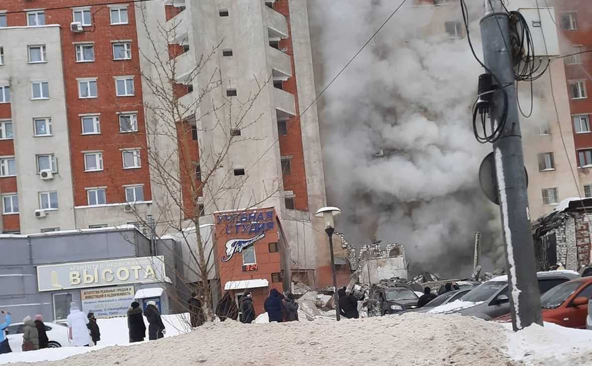 В одном из многоэтажных домов Нижнего Новгорода произошел мощный взрыв