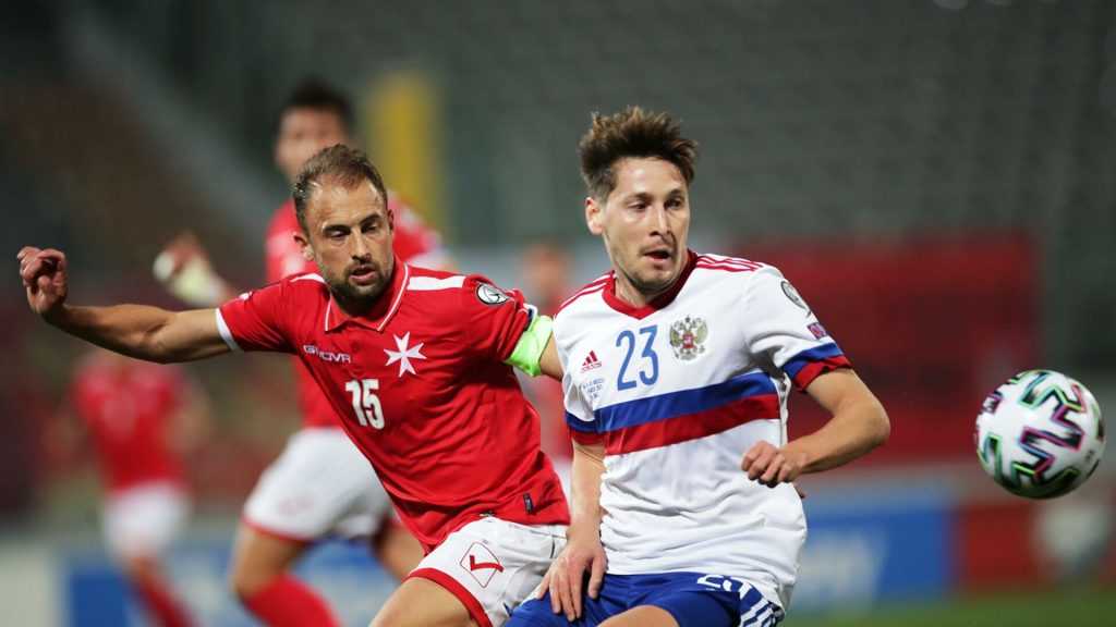 Сборная России по футболу уступила команде из Словакии на отборочных ЧМ-2022