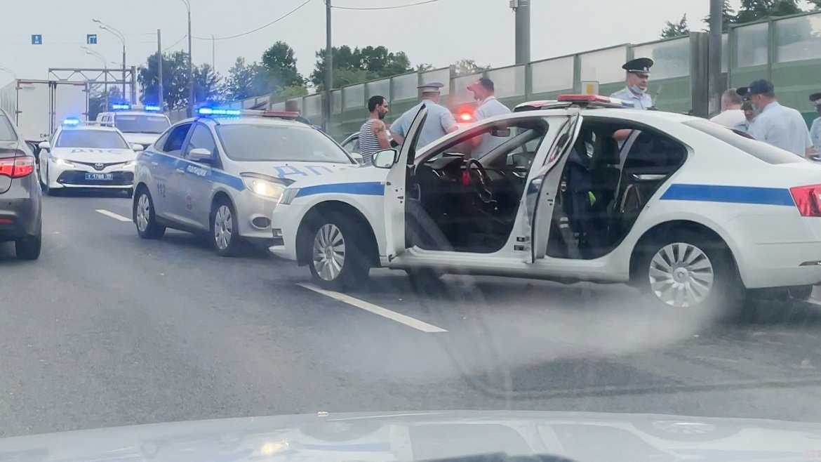 В Москве арестовали угонщика полицейского автомобиля