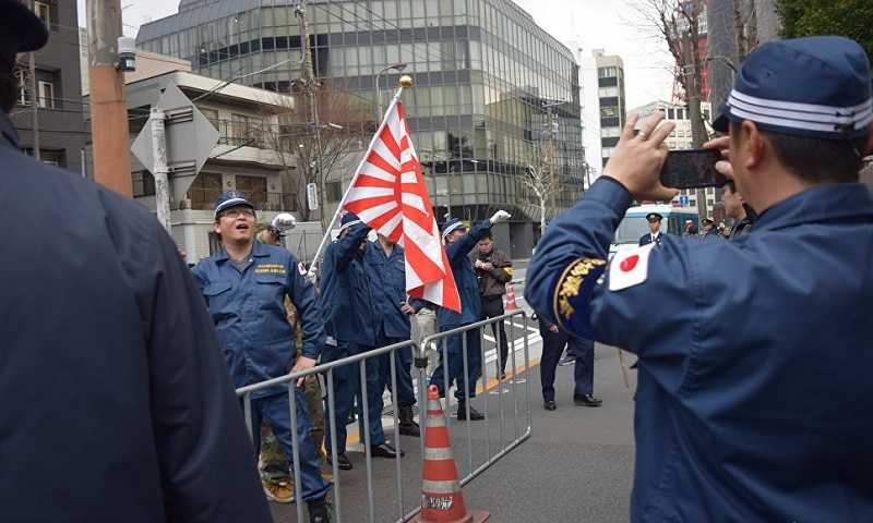 В МИД ответили на провокационную акцию около посольства РФ в Токио