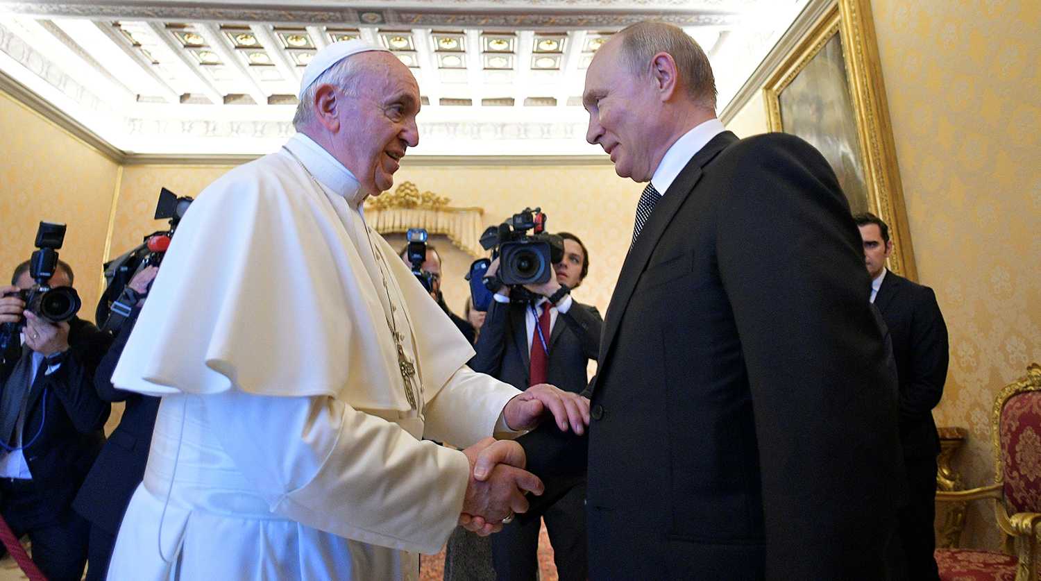 Папа Римский по ошибке процитировал Путина 