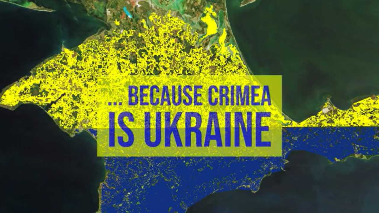 Миссия США при ОБСЕ перевернула флаг Украины и хочет побывать в Крыму
