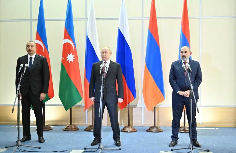 Путин положительно оценил результаты встречи глав Азербайджана и Армении