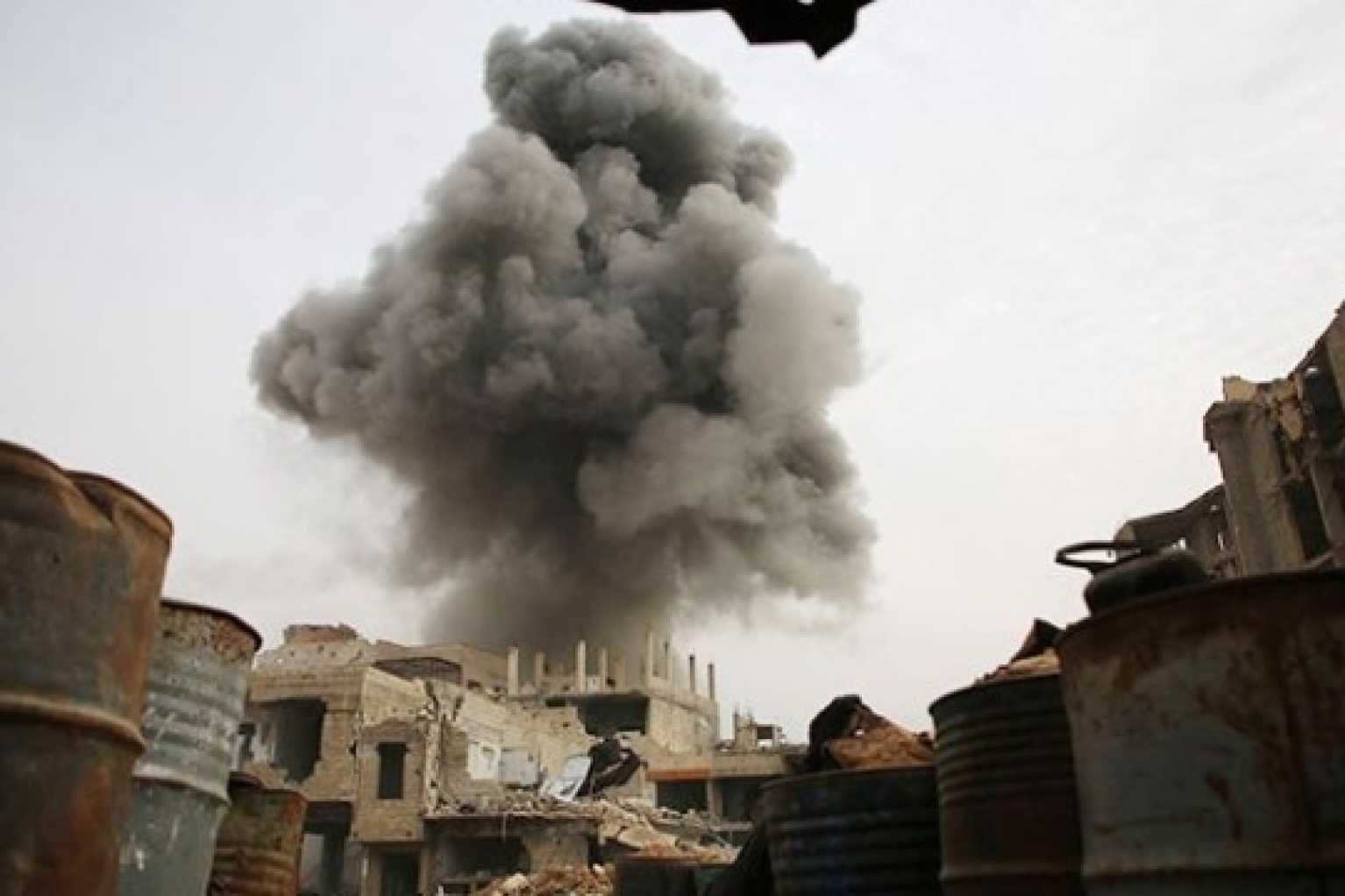 Россия начала удары по сирийскому городу Идлиб