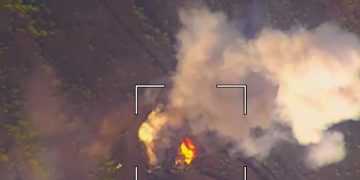 Кадр из видео с ТГ-канала "Военное дело"