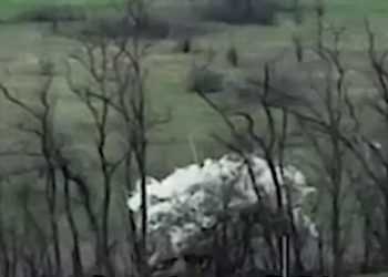 Кадр из видео с ТГ-канала "Военное дело"