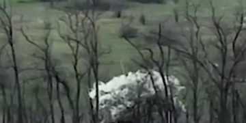 Кадр из видео с ТГ-канала "Военное дело"
