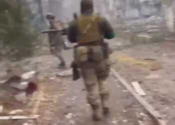 Кадр из видео с ТГ-канала "Военкоры Русской весны"