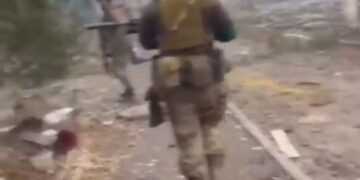 Кадр из видео с ТГ-канала "Военкоры Русской весны"