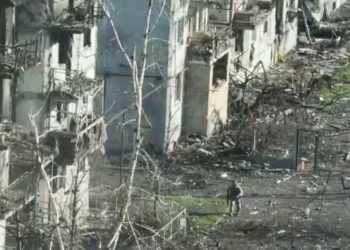 Кадр из видео с ТГ-канала "Военкоры Русской весны"