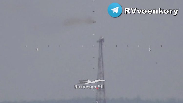 Кадр из видео с ТГ-канала “Военкоры Русской весны”