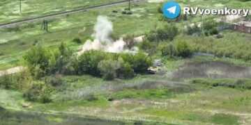 Кадр из видео с ТГ-канала “Военкоры Русской весны”