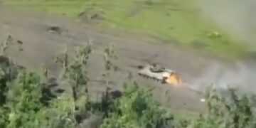 Кадр из видео с ТГ-канала Репортёр Руденко V