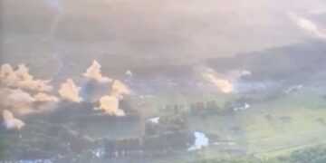 Кадр из видео с Тг-канала "Военкоры Русской весны"