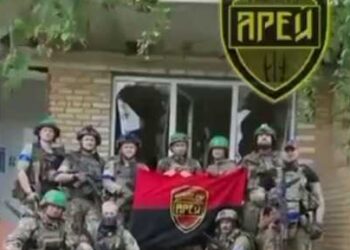 Кадр из видео с ТГ-канала “Военкоры Русской весны”