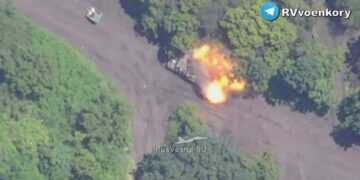 Кадр из видео с ТГ-канала “Военкоры Русской весны”